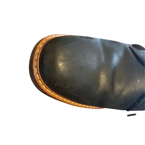 JOSEPH ABBOUD Men’s Black Leather Oxford Lace Up Shoes Size 9 - Picture 6 of 6